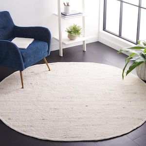 Natura Ivory 6 ft. x 6 ft. Abstract Round Area Rug