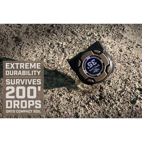 35 ft. Elite Series Tape Measure, 1 1/4 in. Double-Sided Blade, 12 ft. of Stand Out, Military-Grade Composite Case