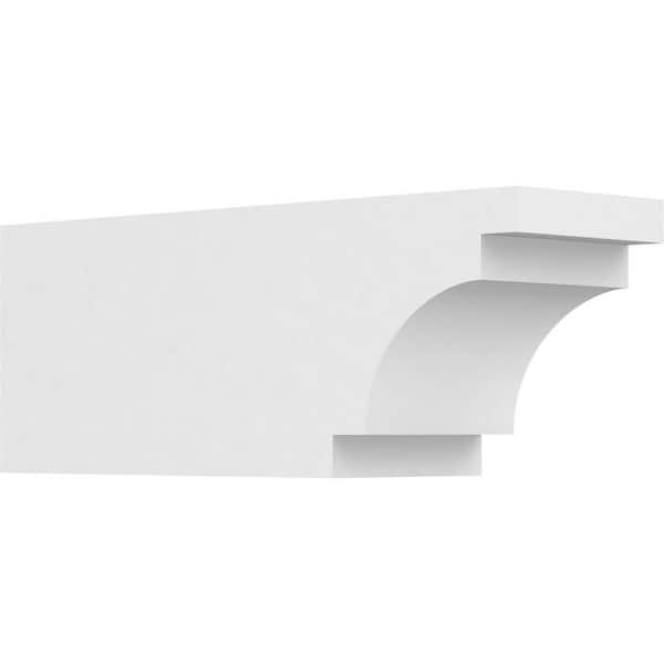 Ekena Millwork 5 in. x 6 in. x 16 in. Mediterranean PVC Rafter Tail Brace