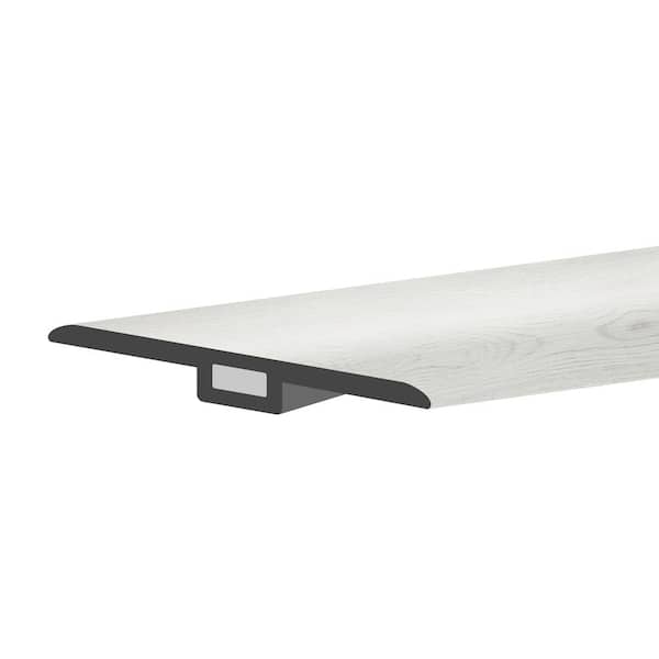 Lucida Surfaces GlueCore Whitewood 1-3/4 in. W x 47-1/4 in. L x 0.27 in. T Vinyl T-Molding