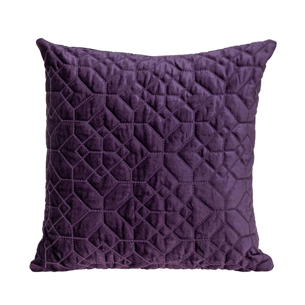 Sora Transitional Quilted Purple Throw Pillow price history on PriceWatchPro