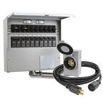 10-Circuit 30 Amp Manual Transfer Switch Kit
