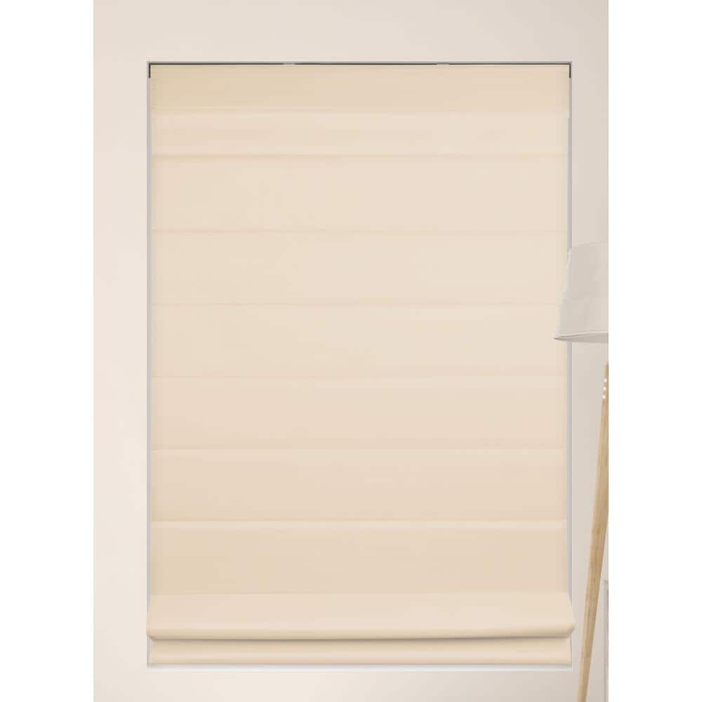 Pebble Beach Cordless Light Filtering Fabric Roman Shade