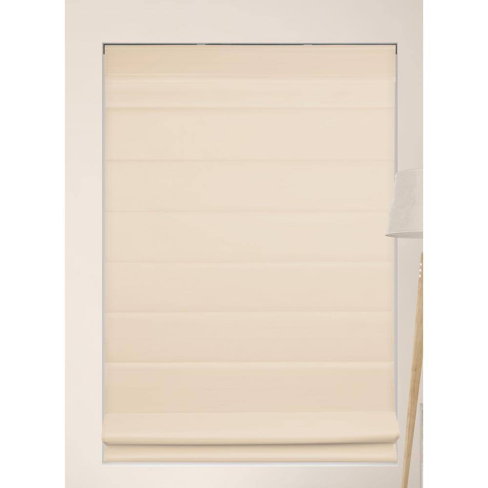 Pebble Beach Cordless Light Filtering Fabric Roman Shade