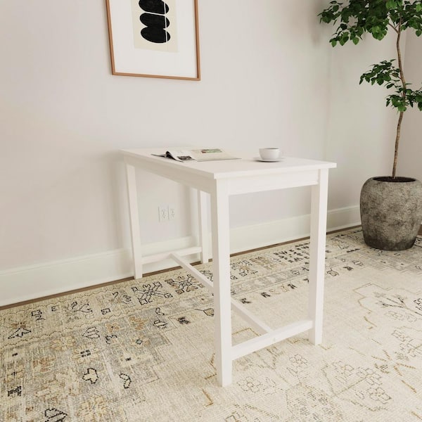 Linon Home Decor Concord 36 in. H White Rectangle Wood 4-Leg