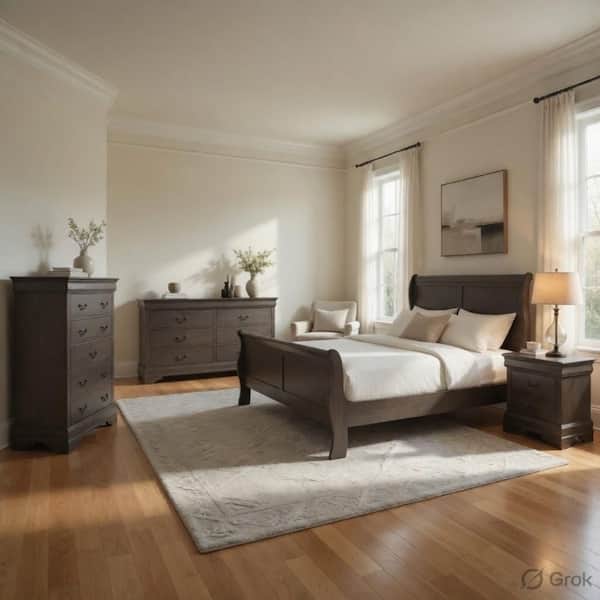 grey nightstands and dresser 3 Piece Bedroom Dresser Set