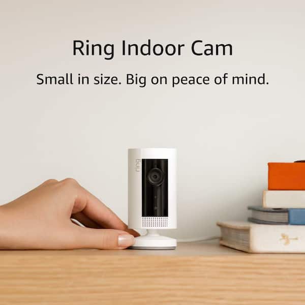 Ring Indoor Cam (1st Gen) - Plug-In Smart Security Wifi Video Camera with  2-Way Talk and Night Vision, White 8SN1S9-WEN0 - The Home Depot