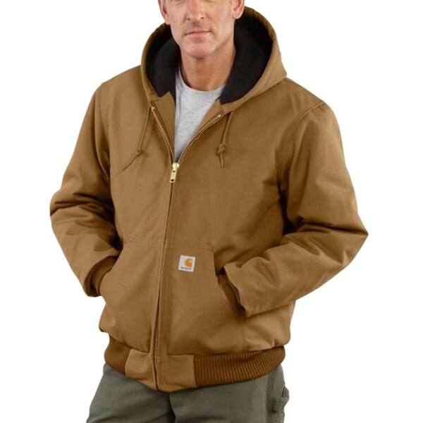 Carhartt Men's XX-Large Brown Cotton Midweight Jackets/Pullovers