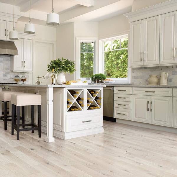 Wide Plank French Oak Flooring White