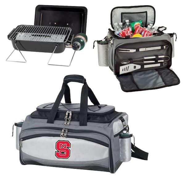 Picnic Time NC State Wolfpack - Vulcan Portable Propane Grill and Cooler Tote by Digital Logo