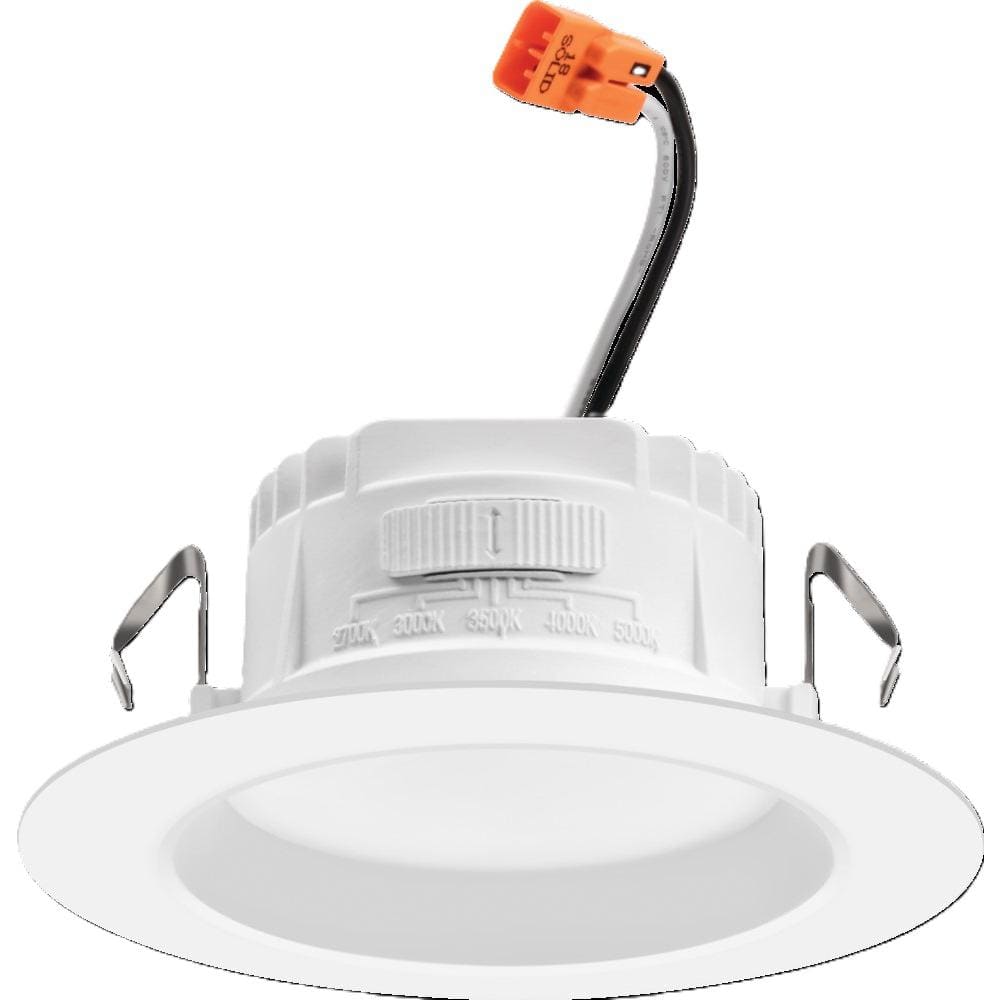 Matte White 4-Inch LED Retrofit Downlight 6-Pack