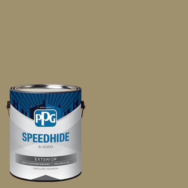 SPEEDHIDE 1 gal. PPG1102-5 Saddle Soap Satin Exterior Paint