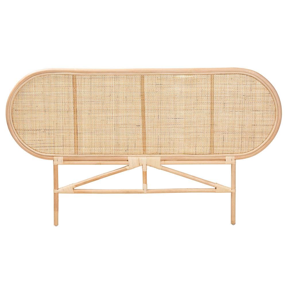 Natural Rattan Bohemian Queen Size Standalone Headboard