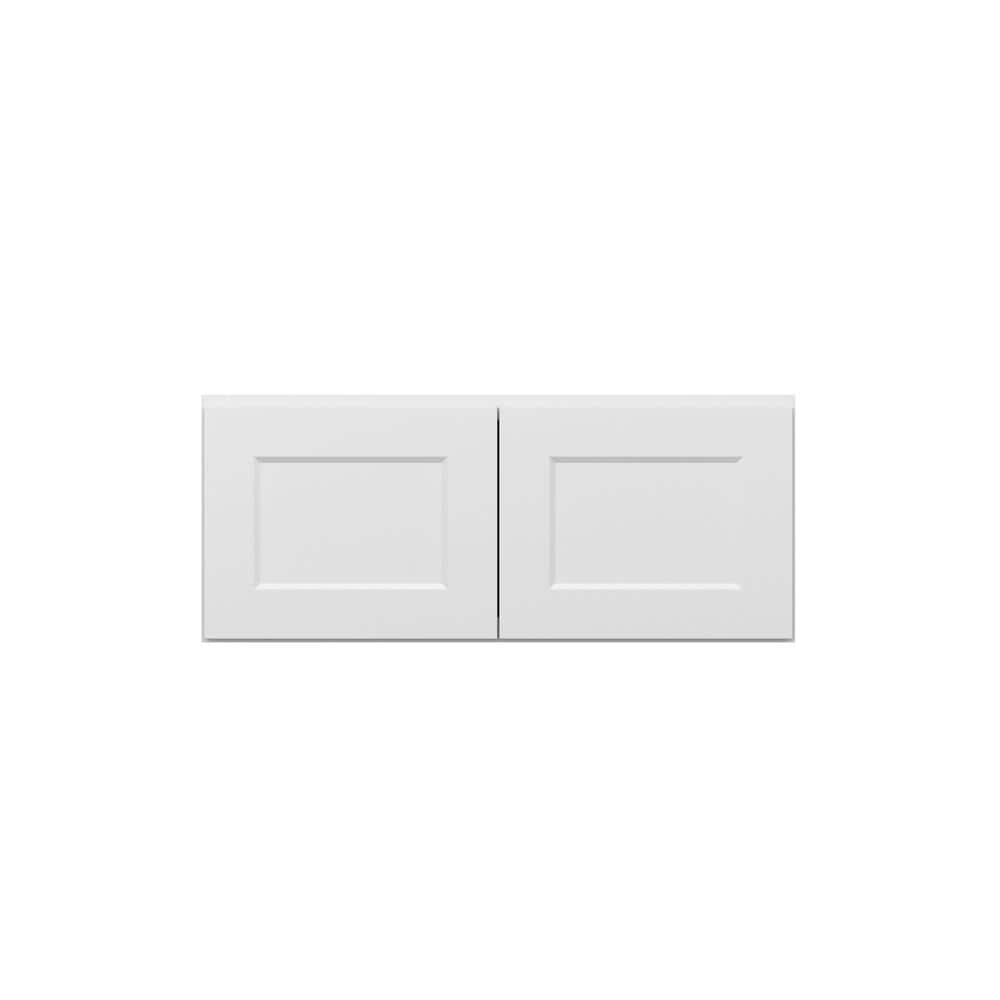Norfolk Shaker 36 in. W x 15 in. H x 12 in. D in Painted White Plywood Asse