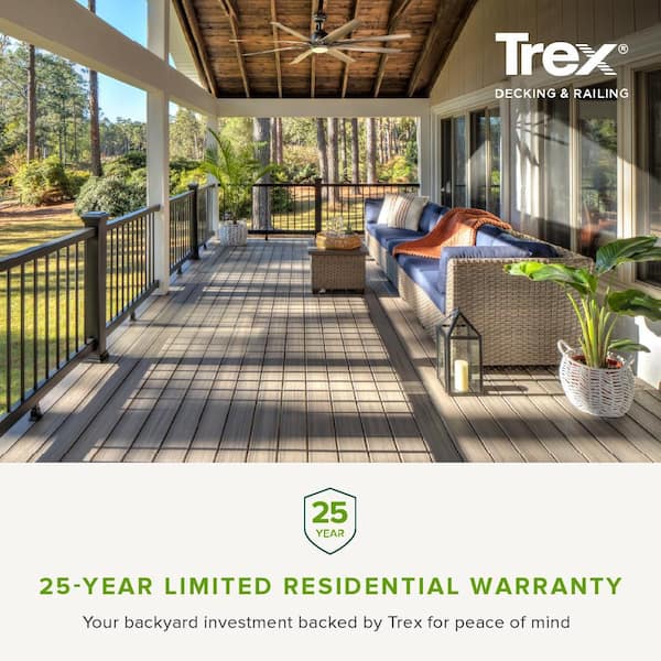 Trex Enhance Naturals 1 in. x 6 in. x 8 ft. Rocky Harbor Square Edge ...