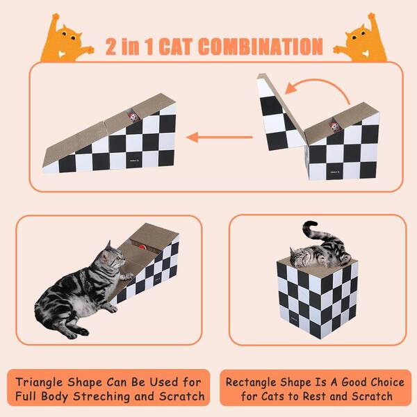 Cat shop scratch triangle