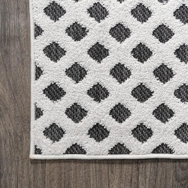 Black And White Diamond Rug Doormats Indoor Outdoor Rugs For