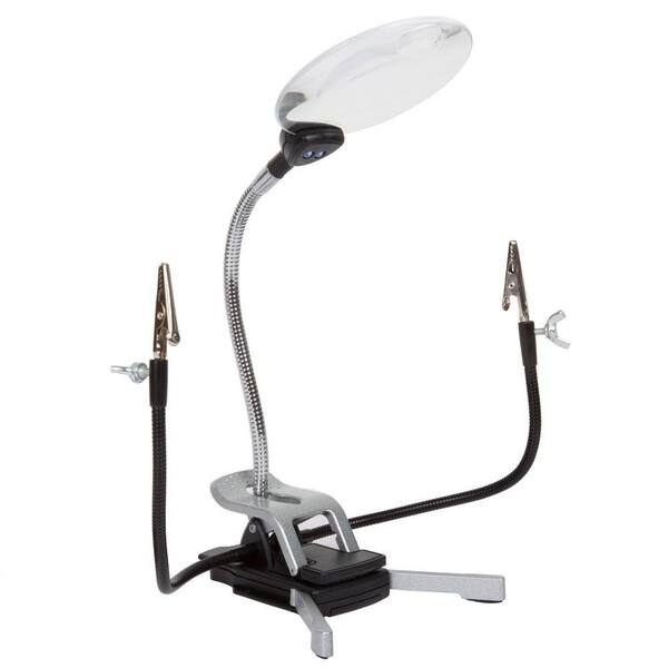 Led Desktop Magnifier Lamp, Magnifying Desk Lamp Home Depot