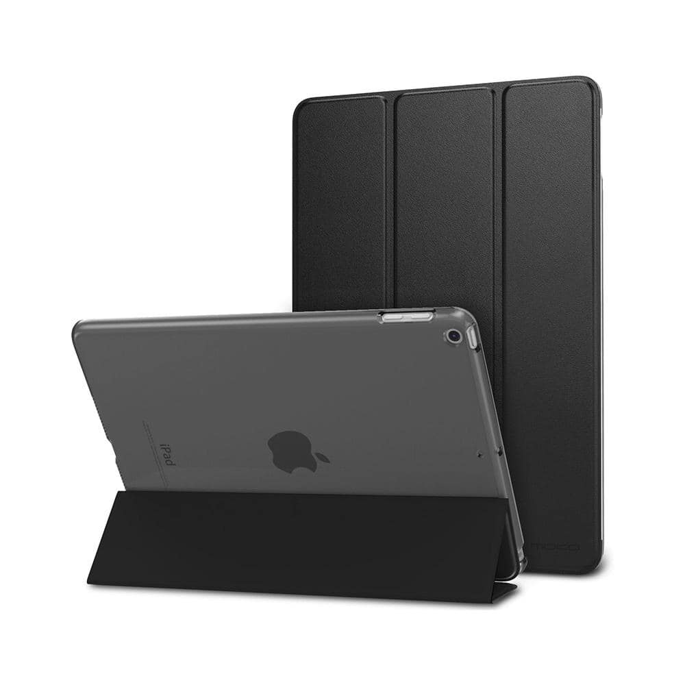 9.7 in. Slim Light-Weight Smart Shell Stand Cover Case with Translucent Frosted Back Protector Fit for iPad, Black price history on PriceWatchPro