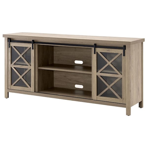 Meyer&Cross Clementine 68 in. Gray Wash TV Stand Fits TV's up to 65 in.