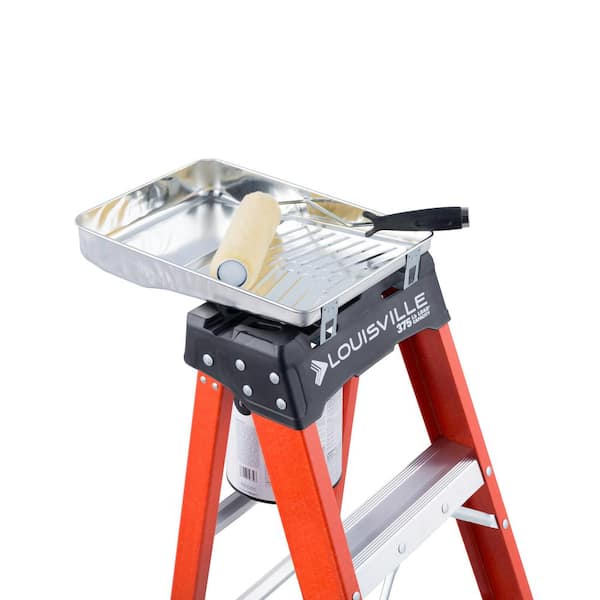 Louisville Ladder 6-Foot Fiberglass Step Ladder, 375-Pound Capacity,  FS1406HD - Stepladders 