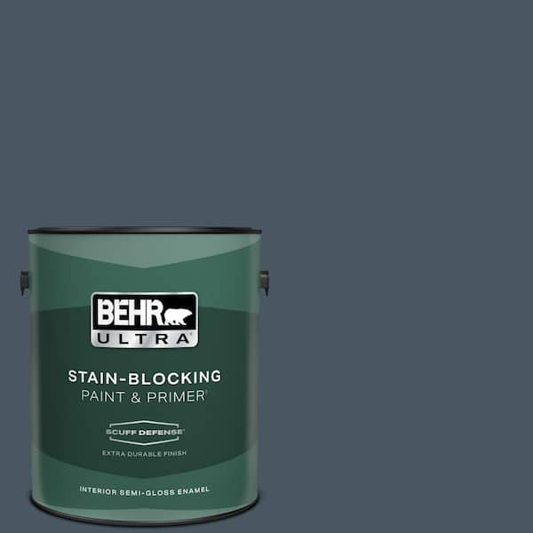 BEHR ULTRA 1 gal. #T13-13 Flapper Dance Extra Durable Semi-Gloss Enamel Interior Paint & Primer