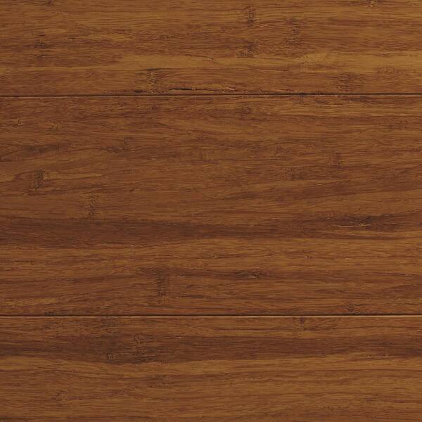 Home Decorators Collection Strand Woven Antiqued Harvest 3/8 in. T x 5-1/8 in. W x 72 in. L Engineered Click Bamboo Flooring