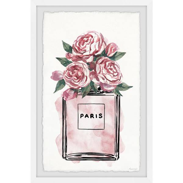 Floral Perfume by Marmont Hill Framed Home Art Print 12 in. x 8