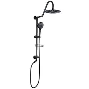 5-SprayPatterns with 1.8 GPM 8 in. Dual Shower Head and Handheld Shower System in Oil-Rubbed Bronze