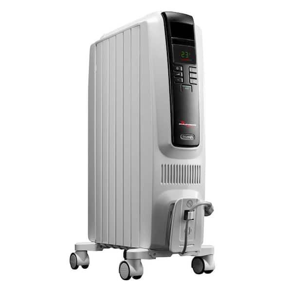 DeLonghi 1500-Watt Ice White Dragon Full Room Digital Radiant Heater