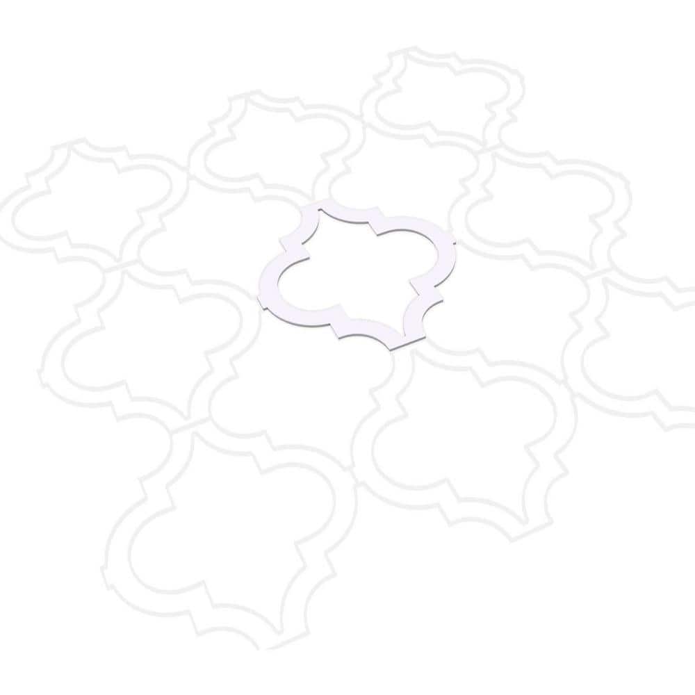 Large White PVC Decorative Fretwork Wall Panels