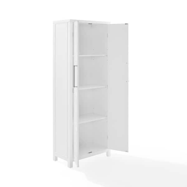 CROSLEY FURNITURE Cutler White Engineered Wood 24 in. Pantry