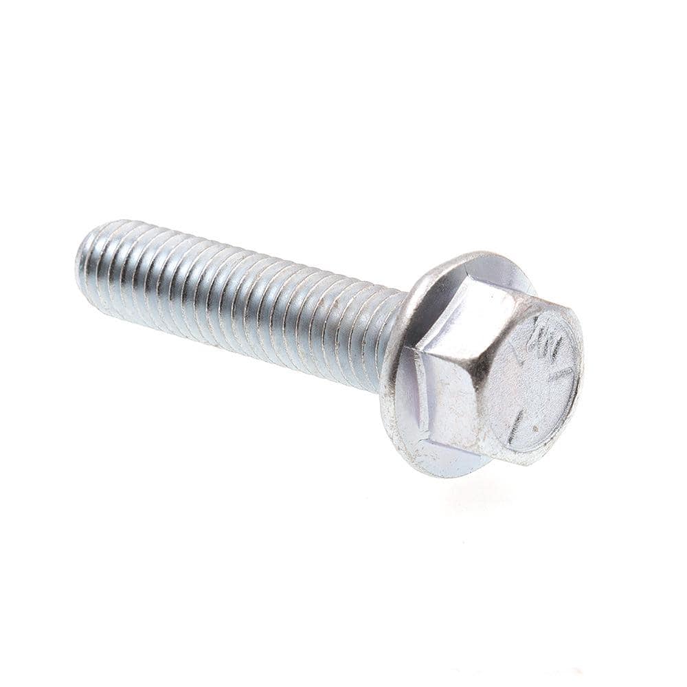 Prime-Line 3/8 in.-16 x 1-3/4 in. Zinc Plated Case Hardened Steel Serrated  Flange Bolts (25-Pack) 9091216 The Home Depot