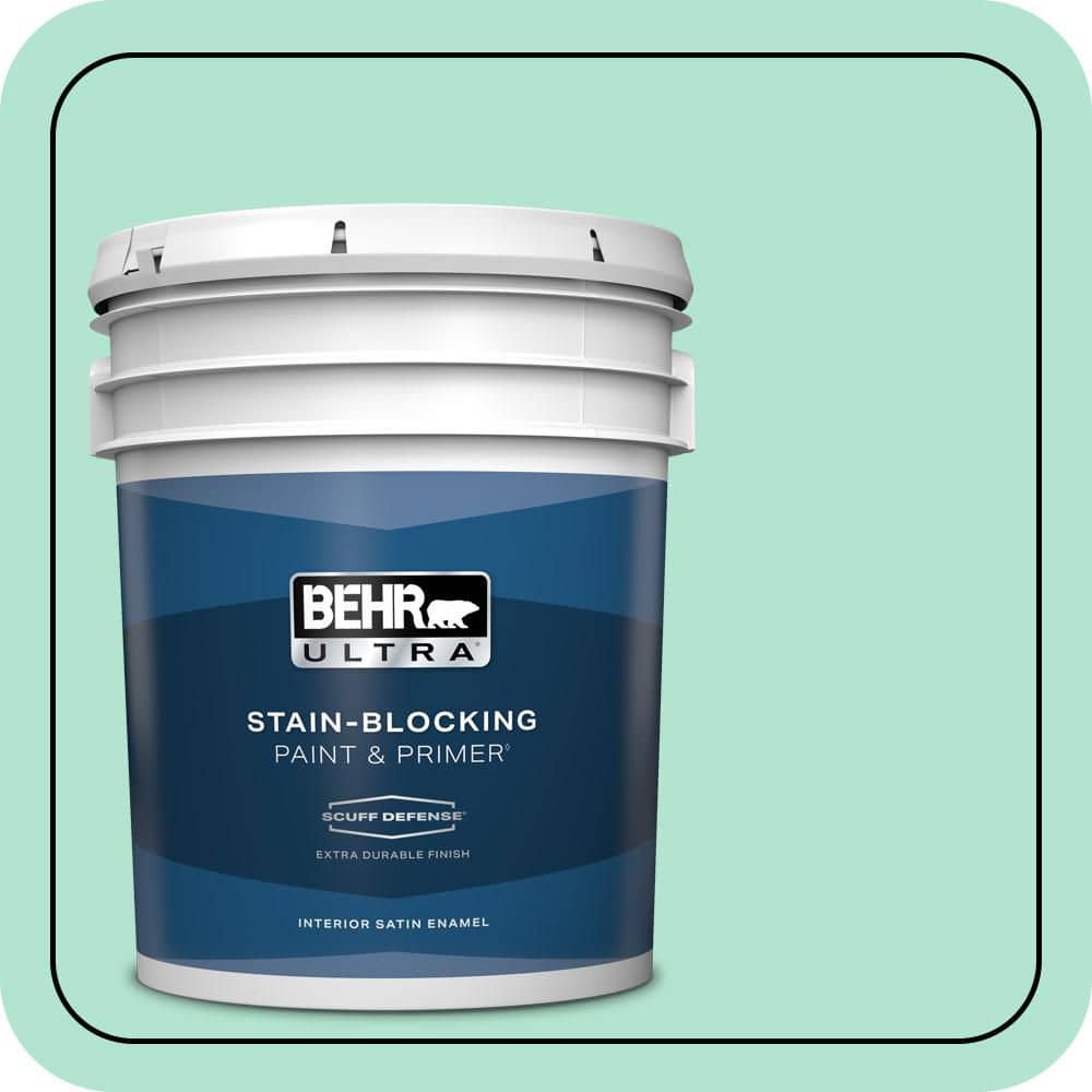 5 gal. #P420-2 Crystal Rapids Extra Durable Satin Enamel Interior Paint & Primer price history on PriceWatchPro