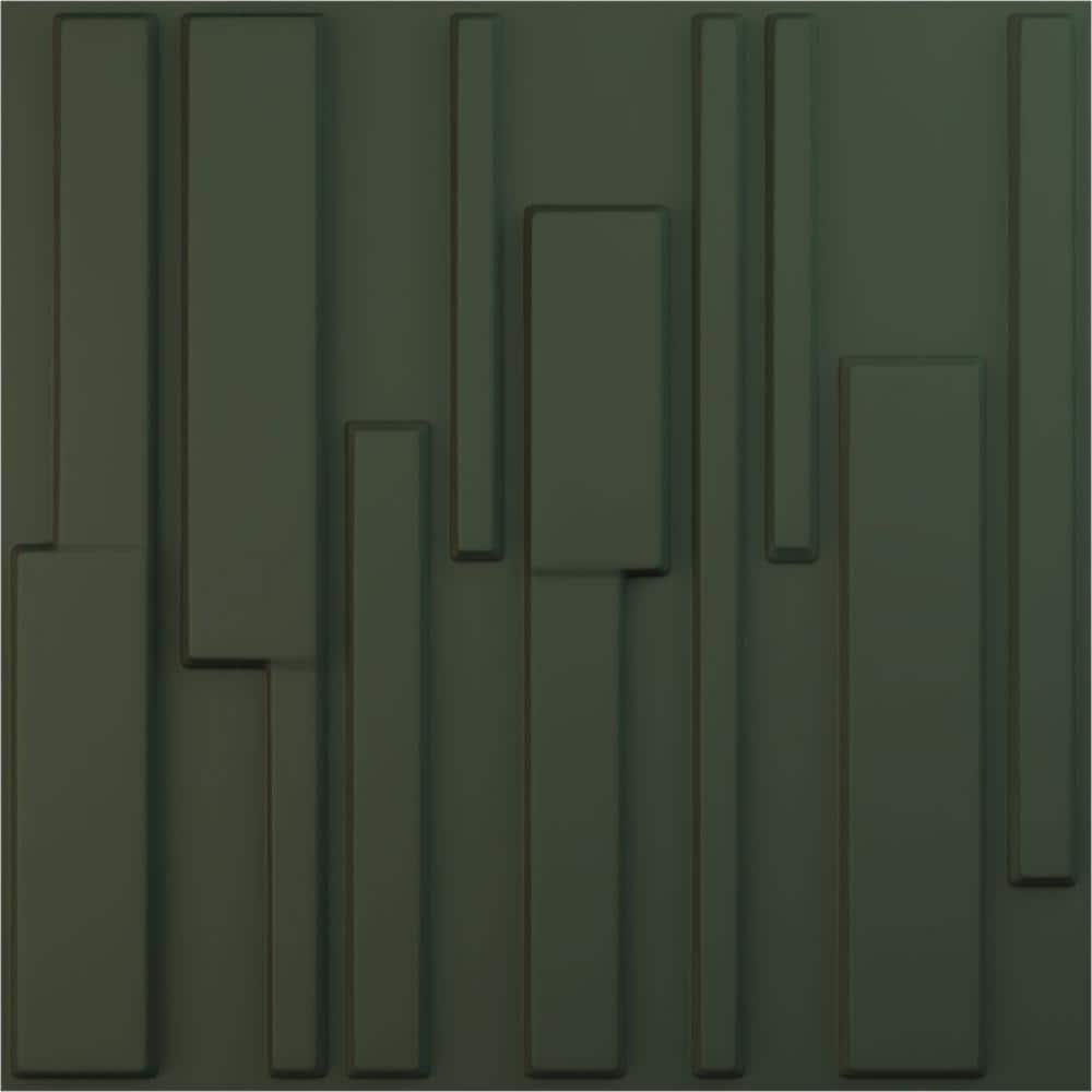 19 5/8 in. x 19 5/8 in. Wigan EnduraWall Decorative 3D Wall Panel, Satin Hunt Club Green (12-Pack for 32.04 Sq. Ft.) price history on PriceWatchPro