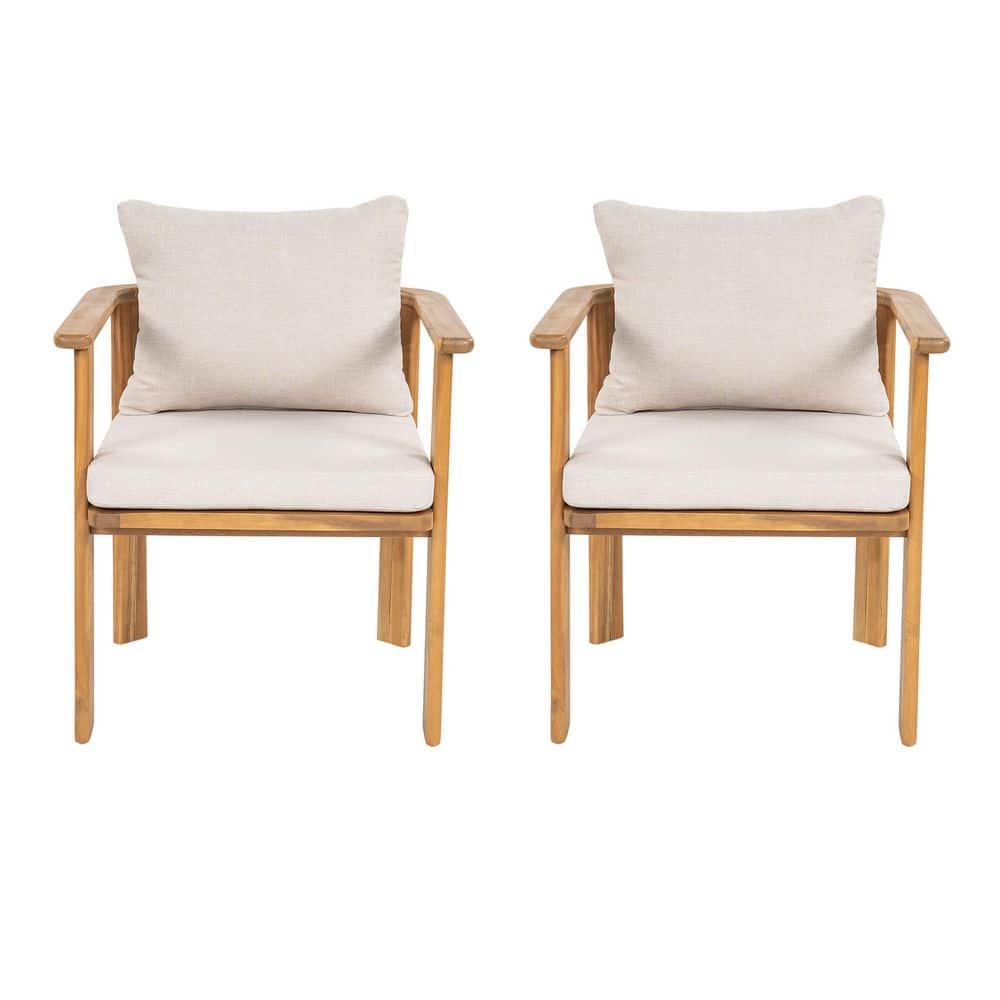 CHRISTOPHER KNIGHT HOME Kaja Outdoor Acacia Wood Dining Chair
