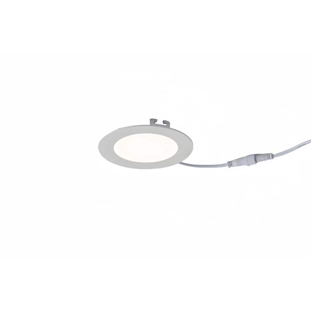 4.7 in. Ultra-Thin LED Recessed Ceiling Light with Junction Box, Color Chan