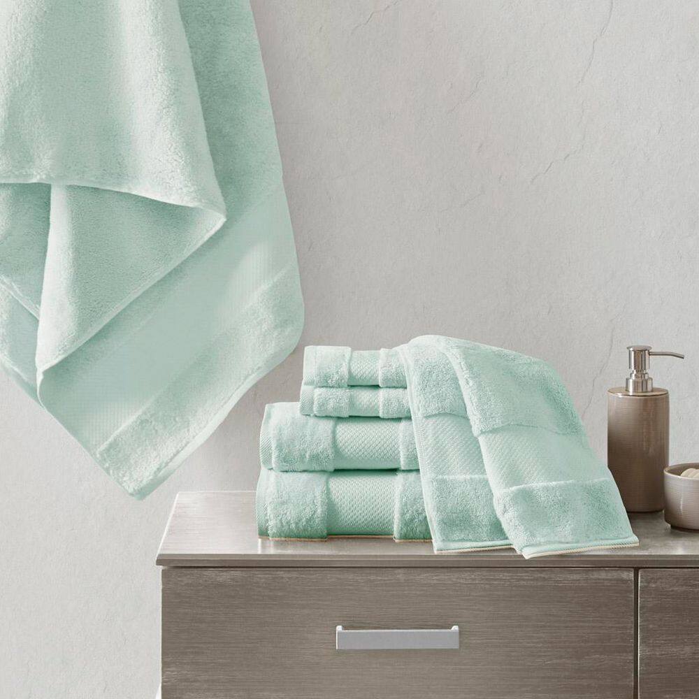 Seafoam Turkish Cotton 6-Piece Towel Set