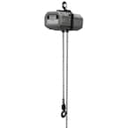 Jet 1/2-Ton Capacity 15 ft. Lift Electric Chain Hoist 1-Phase 115/230 ...