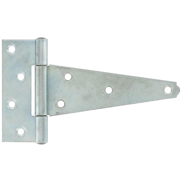 6 in. Heavy T-Hinge in Zinc-Plated (5-Pack)