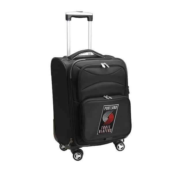 NBA Portland TrailBlazers 21 in. Black Carry-On Spinner Softside Suitcase
