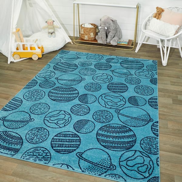 BALTA Rugs Space Explorer Kids Rug - Size: 4'4 x 6