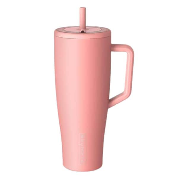 40 oz. Tumbler Stainless Steel with Handle and Straw, 100% Leakproof Insulated Water Bottle