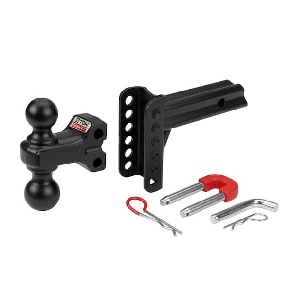 X-Mount Adjustable Hitch Dual Ball Mount, 3 1/4" Drop, 10,000 lb (Red U-Pin)