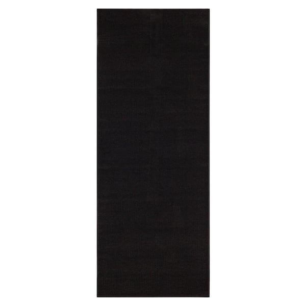 Trion Black 3 ft. x 8 ft. Indoor Area Rug