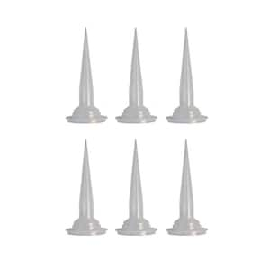 Replacement Tips for Aluminum Barrel Caulk Gun (Pack of 6)