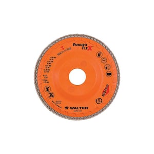 ENDURO-FLEX 4.5 in. x 7/8 in. Arbor GR80 the Longest Life Flap Disc (10-Pack)