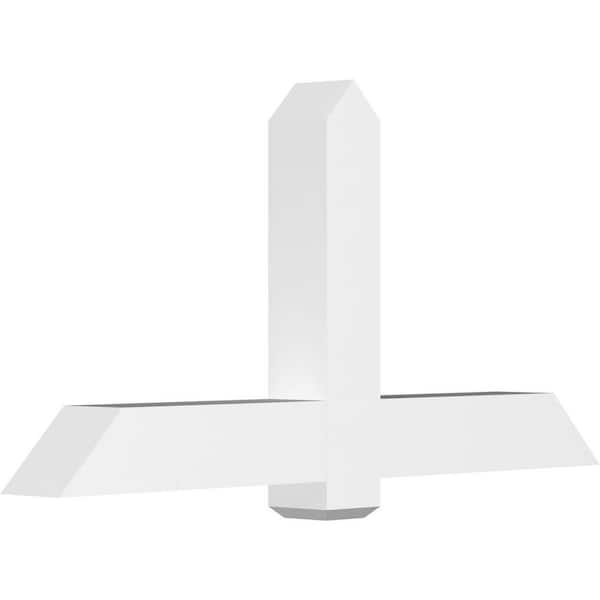 Ekena Millwork Eugene 60 in. W x 30 in. H x 6 in. D Signature Polyurethane Bracket