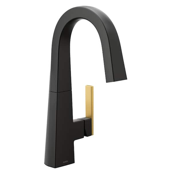 MOEN Nio Single-Handle Bar Faucet in Matte Black S55005BL - The