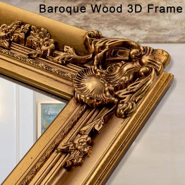 CYIKE 25.5 in. W x 49.2 in. H Rectangular Framed Wall Mirror in